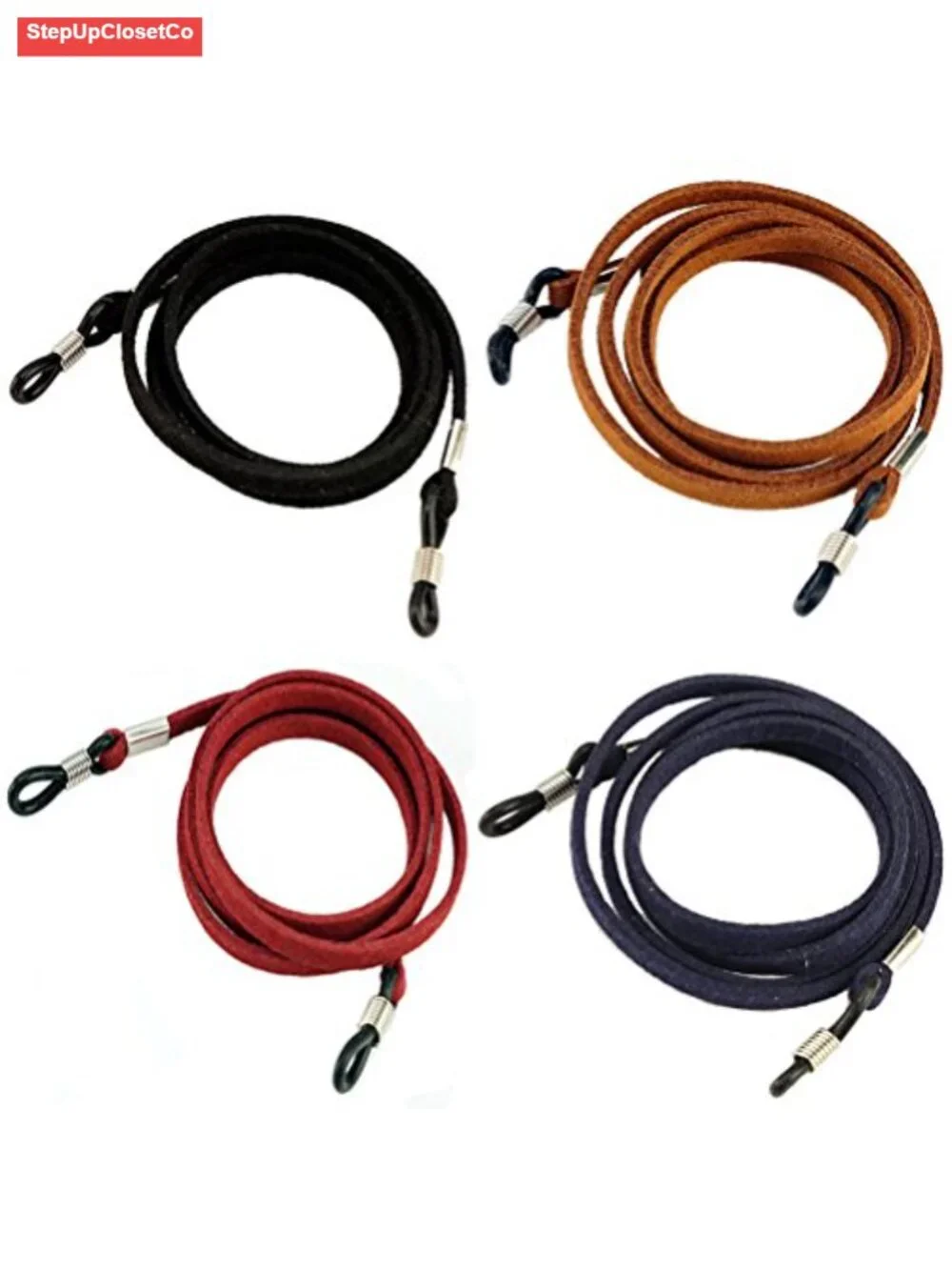 Imitation Suede Eyeglass Holder Strap Cord Glasses Lanyard Necklace